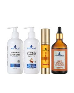 Riyo Herbs Daily Hair Care combo (Shampoo, Conditioner, Serum, Growth Vitalizer)