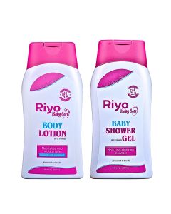 Riyo Herbs Baby Body Lotion & Baby Shower Gel Combo
