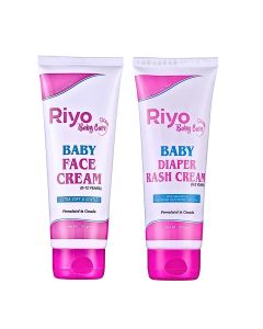 Baby Diaper Rash Cream & Baby Face Cream Combo