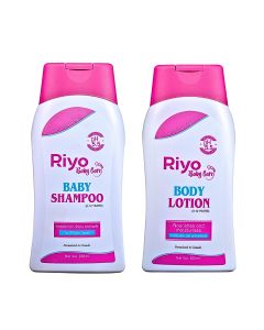 Riyo Herbs Baby Shampoo & Baby Body Lotion Combo
