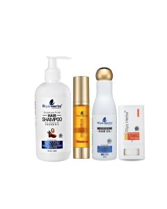 Hair Shampoo,Hair Serum Argan Oil  ,Ayurvedic Hair Oil  & Sunscreen SPF Glow Stick 